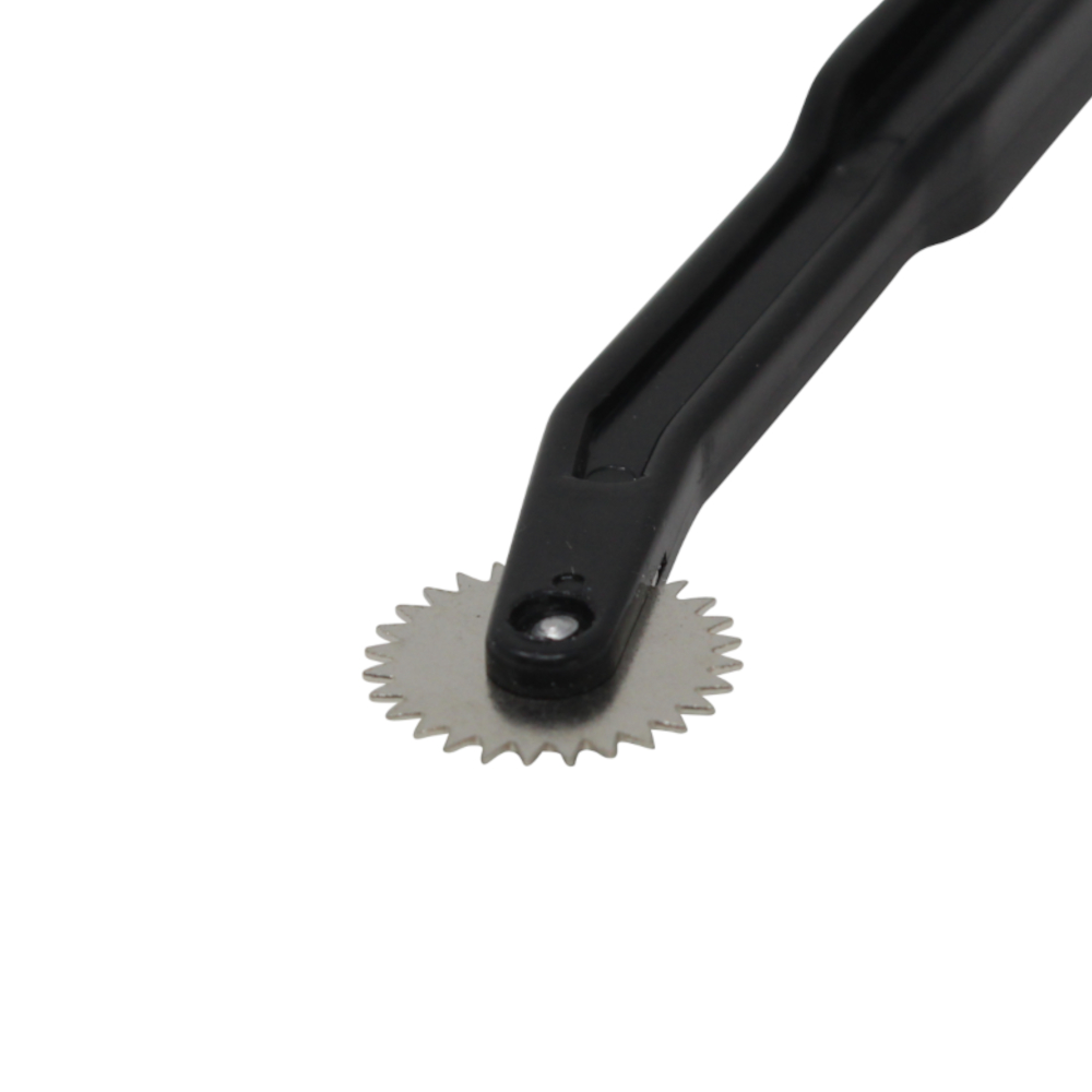 Schnittmusterrädchen mit Kunststoffgriff in Schwarz
